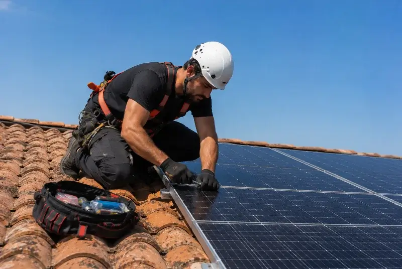 Maintenance et monitoring de panneaux solaires à Saint-Béat-Lez
